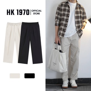 Quần Kaki ống suông cạp chun dáng Baggy  chất liệu Kaki mềm thoáng mát phong cách đơn giản Q188