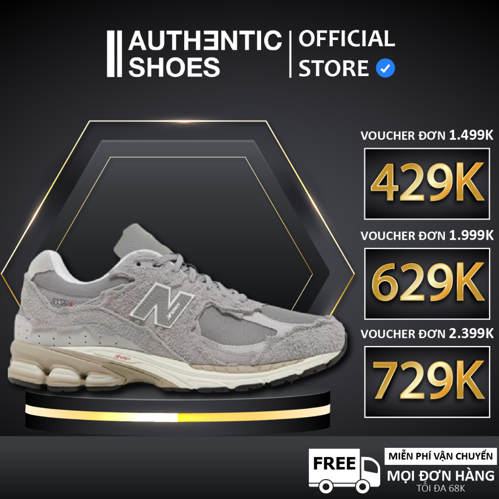 | CHÍNH HÃNG | Giày New Balance 2002R ‘Grey’ M2002RDM ♡ Authentic Shoes