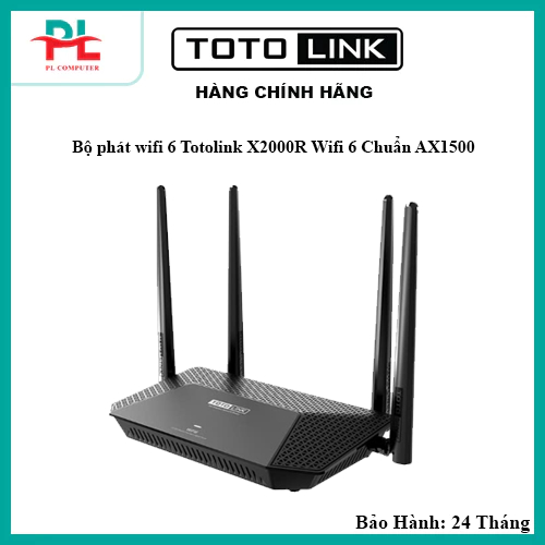 Bộ phát wifi 6 Totolink X2000R Wifi 6 Chuẩn AX1500 - Hàng Chính Hãng