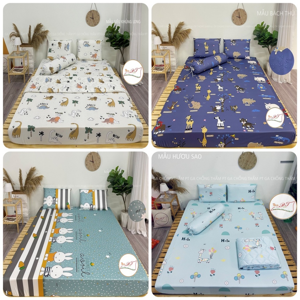 Ga chống thấm cho bé PT chính hãng chống thấm tuyệt đối mềm mịn mát không nóng bí lưng độ bền cao