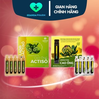  Cao ống Actiso   Atiso Ladophar không đường Lado Actiso  Đà Lạt  giúp thanh nhiệt mát gan giải độc - Hộp 10 ống 10ml 