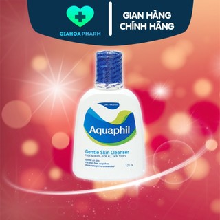 Sữa rửa mặt và toàn thân Aquaphil  Dược Hậu Giang - DHG Pharma  125ml an toàn cho da nhạy cảm tắm bé phụ nữ sau sinh 