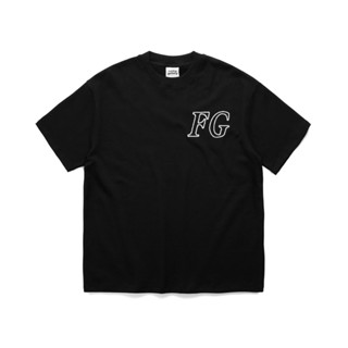 ÁO THUN THÊU NGỰC FG BASIC NAM NỮ UNISEX TEE MÀU ĐEN