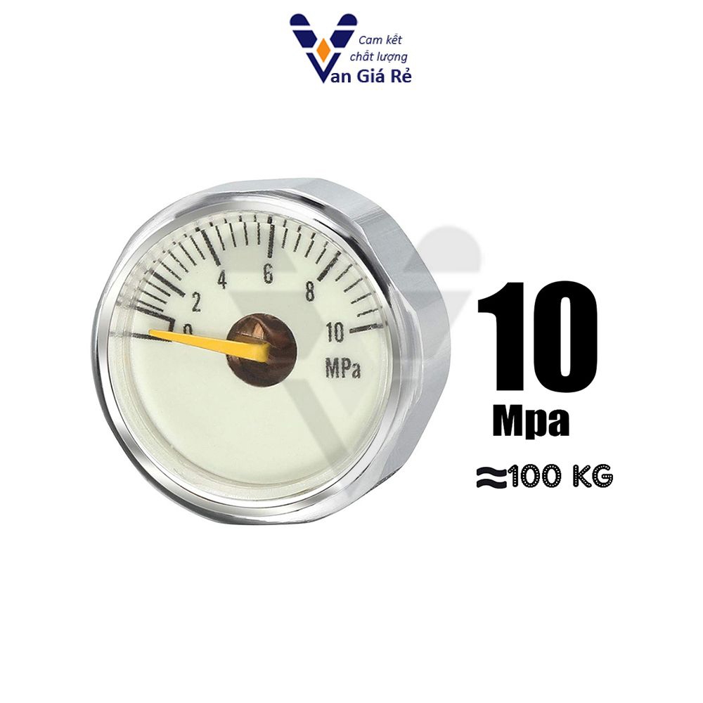 Đồng hồ đo áp suất 10Mpa