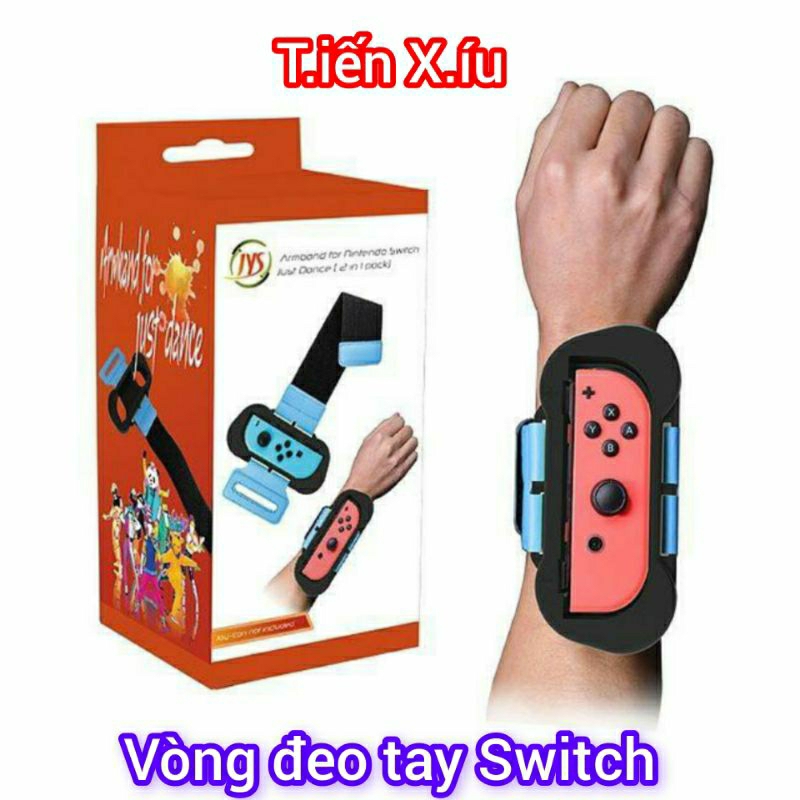 (Thanh lý)vòng tay just dance nintendo switch set 2 cái Sport Strap Dance