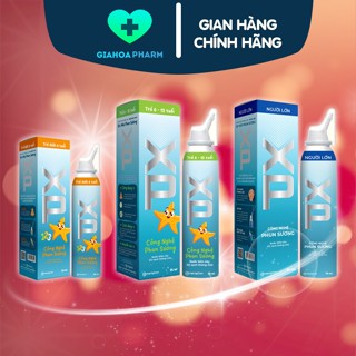 Dung dịch nước biển sâu xịt mũi Xisat XP (Cao cấp) trẻ em, người lớn vệ sinh mũi (Công nghệ phun sương BOV, chai nhôm)