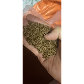 Thức ăn cho cá, 20% protein, cho các loại cá tự nhiên đủ kích cở 2mm đến 10mm ( cá nhỏ mua loại nhỏ) 1kg/gói