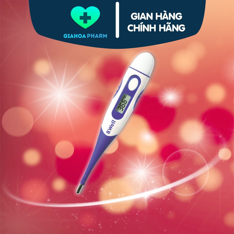 [CHÍNH HÃNG] Nhiệt kế điện tử B.Well Swiss WT-04 Standard đầu mềm, chống nước, đo chính xác, an toàn