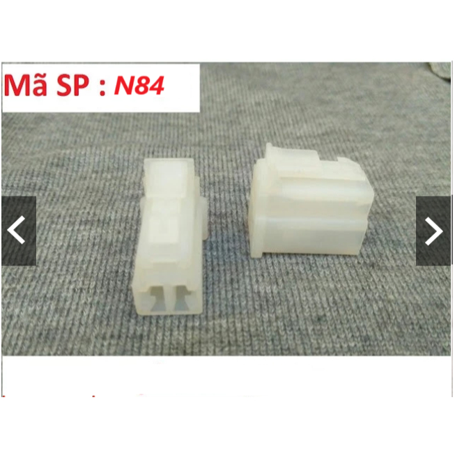 Nhựa đầu ĐỰC 3P 6.3 - N84 ( 1 bịch / 10 Cái)