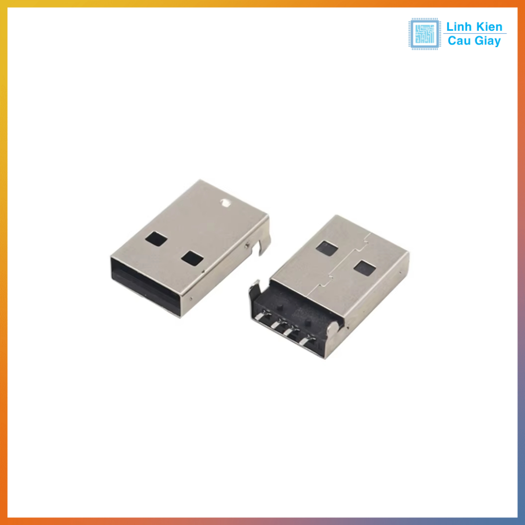 1 Đầu USB A cắm – dạng dán SMD