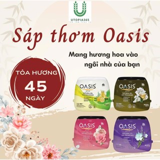 Xịt Phòng & Sáp Thơm Oasis Natural 200gram , 320ml hương thơm thiên nhiên