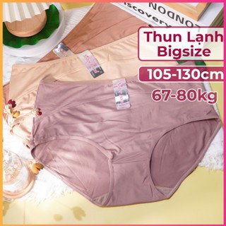 Quần lót bigsize thun lạnh Sisterhood 737 Thái Lan, form 67 đến 80kg, Chíp nữ lưng cao, ôm bụng