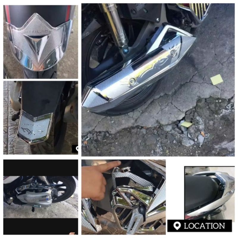 [MiễnShip] Ốp Xe AB 2013-2014-2015 Mạ Crom, Phụ Kiện Trang Trí Xe Air blade