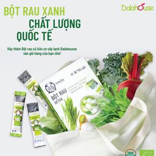  Bột Rau Củ 7 Vị Detox Thải Độc Dalahouse Bột Cần Tây Rau Má Diếp Cá Cỏ Lúa Mì Cải Xoăn Củ Dền Bó Xôi 