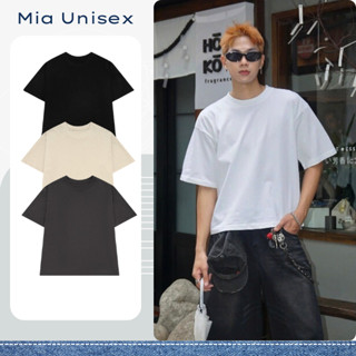 Áo thun trơn nam nữ unisex T-shirt boxy chất cotton thoáng mát phong cách trẻ trung năng động MIA AP14