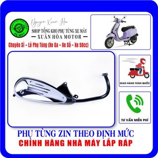 Full Cây Pô Vespa Espero Clasicc/ Espero Diamond Ultra/ Vespa Espero 50cc... (Hàng nhập khẩu, Chính hãng nhà máy Detech)