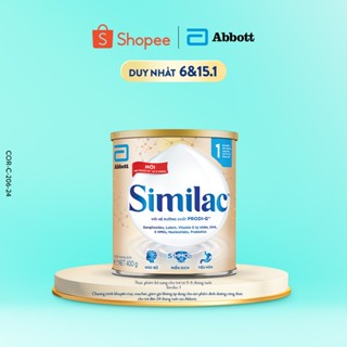Sữa bột Similac 1 400g/lon Dinh Dưỡng 5G Mới
