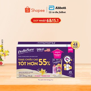 Thùng 48 Hộp Sữa nước Pediasure Vani 110ml/hộp