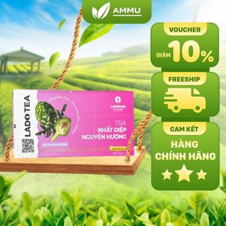  Lado tea Trà Nhất Diệp Nguyên Hương LADOPHAR hộp 20 túi lá trà khô 