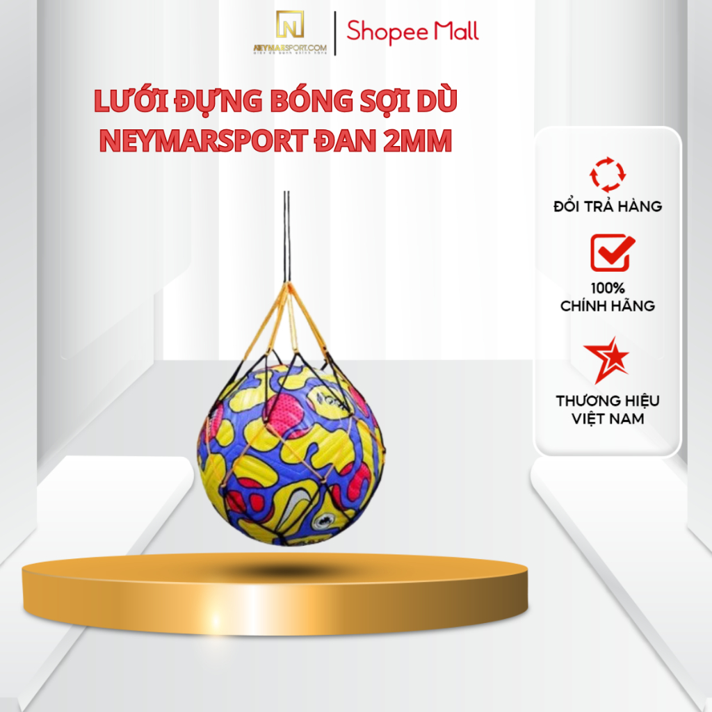 Lưới đựng bóng sợi dù đan đựng bóng rổ bóng đá 2MM