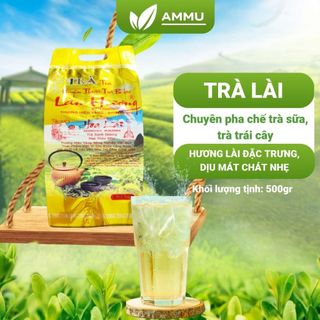 Trà lài Làn Hương kết hợp trà olong, trà xanh, trà đen, các loại hoa thảo mộc giúp thanh nhiệt giải độc cơ thể túi 350g