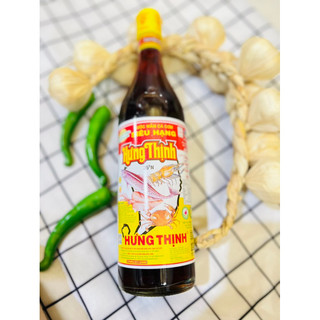 NƯỚC MẮM CÁ CƠM SIÊU HẠNG HƯNG THỊNH ( 35 ĐỘ ĐẠM ) 620ML