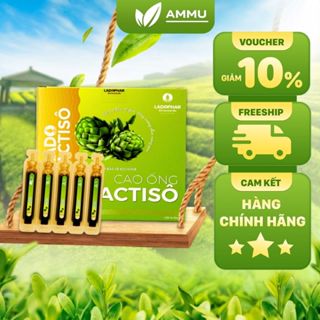  Cao Ống Atiso Không Đường Giải Độc Gan Thanh Lọc Cơ Thể Cải Thiện Làn Da Giảm Tác Động Rượu Bia Ammu Ladopha Hộp 10 Ống 