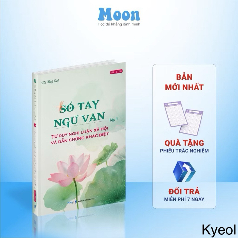 FILE PDF. SỔ TAY NGỮ VĂN CỦA NHÀ MOON DÀNH CHO 2k7 Tập 1