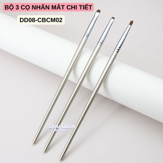 Cọ Nhấn Màu Mắt Chi Tiết 321 322 Mini Cán Bạc Lông Mềm DD08 - Dou