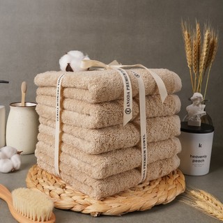 Khăn Xuất Hàn( Khăn Gội )Set 3 cái Khăn gội 40x80cm Trọng lượng 200g 100%Cotton Cao Cấp Sợi chải kỹ