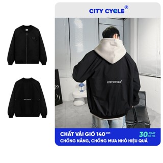 Áo Khoác Gió Local Brand Uranus City Cycle oversize nam nữ form rộng chống nước