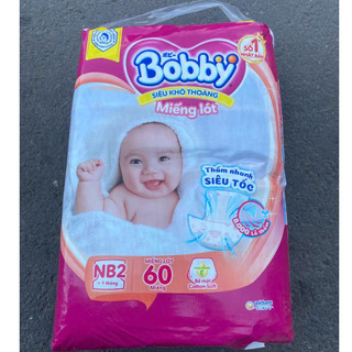 Miếng lót cho bé sơ sinh Bobby Newborn 2-60 miếng