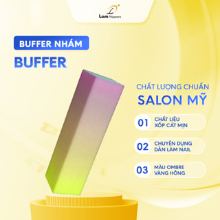 Phao mịn chà móng (buffer cát mịn), hình chữ nhật, dễ cầm chuyên dụng cho dân làm móng - Lam Nippers, Kềm Lâm