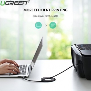 Cáp máy in cổng USB 5M Ugreen chân vàng cao cấp