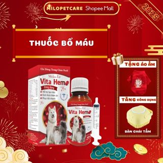 Thuốc bổ huyết cho chó mèo giúp - kích thích ăn uống cho chó mèo