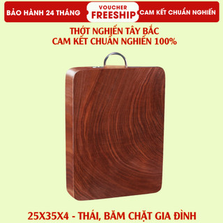  Thớt gỗ nghiến xịn Tây Bắc thớt tròn vuông full size để thái đồ ăn Bền bỉ không nứt không mủn 