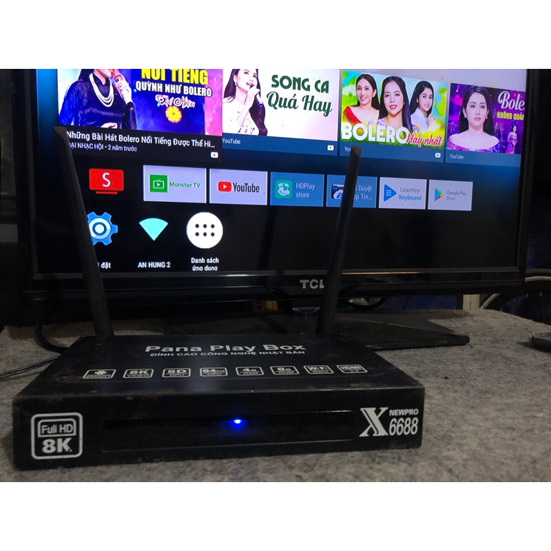 Hàng cũ Pana Play Box  chỉ có box Và nguồn không có điều khiển