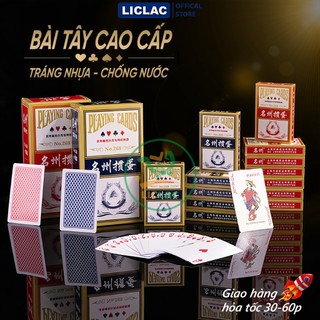  Bộ Bài Tây Cao Cấp Tráng Nhựa Vân Nhám lá bài Siêu Cứng chống thấm nước - Bài Poker BTAY-TQ268 