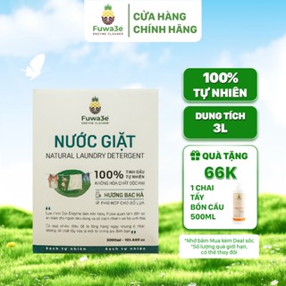 Nước Giặt Fuwa3e 3.5L Hữu Cơ Sinh Học Chiết Xuất Enzyme Thiên Nhiên Giặt Đồ Em Bé Trẻ Sơ Sinh Đồ Lót