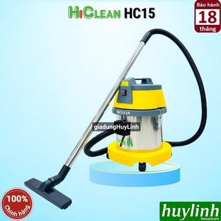 Máy hút bụi công nghiệp hiclean hc15 - 15 lít - 1200w