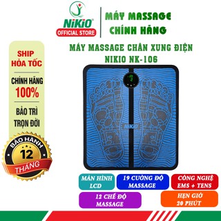 Thảm massage chân xung điện EMS Nikio NK-106 - Thúc đẩy lưu thông máu, giảm tê bì và đau mỏi chân