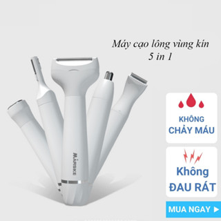 Máy Cạo Lông Vùng Kín 5 Chức Năng Cạo Lông mày, Lông Bikini, Lông Mũi, Không Gây Đau Rát Khi Sử Dụng