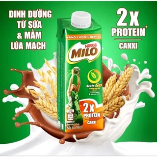 Sữa Milo nắp vặn có đường 210ml - Thùng 24 hộp 