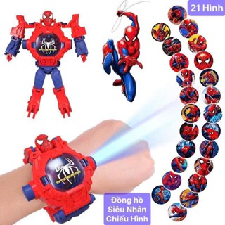 Đồng Hồ Điện Tử Siêu Nhân Biến Hình Sáng Tạo Có 21 Hình Chiếu Thời Trang Cho Bé Trai Và Bé Gái