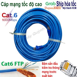 80m/90m/100m Dây mạng (cáp lan) CAT6 bấm sẵn 2 đầu chuẩn UTP - - Cáp mạng, cáp lan, dây lan, cáp internet
