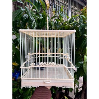 [KHUNG TỰ RÁP] Lồng chim khuyên, hút mật, mẫu lồng vuông nam kinh tự ráp đầy đủ phụ kiện - lồng chim Duy Khang