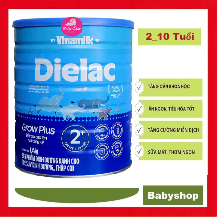 Sữa bột Growplus Grow Plus 1+, 2+ 1.4kg [Date mới nhất]