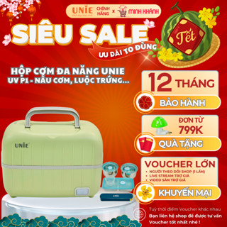 Hộp cơm điện văn phòng cao cấp UNIE UV-P1- Nấu cơm, hâm nóng, thố inox 304 an toàn, siêu tiện dụng