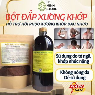 Bột Đắp Xương Khớp Dùng Do Té Ngã, Bong Gân, Đau Sưng Nhức Nặng, Cao Đắp Xương Khớp Không Nóng Da - Le Minh Store