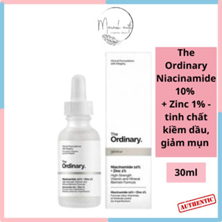 The Ordinary Niacinamide 10% + Zinc 1% - Serum The Ordinary tinh chất kiềm dầu, giảm mụn 30ml